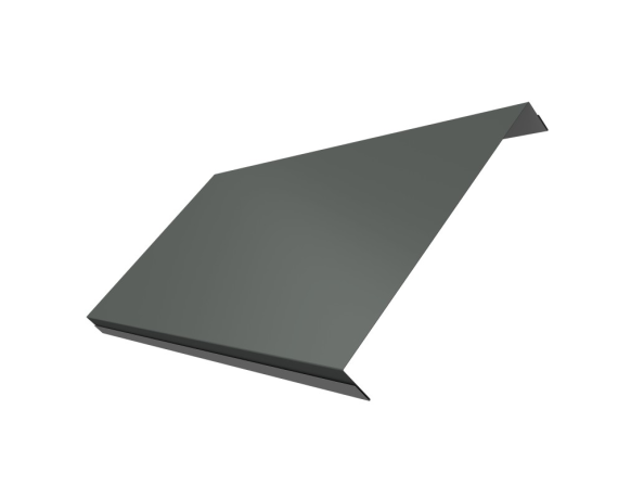 Ламель обратная 200 забора жалюзи Texas 0,45 PE с пленкой RAL 7005 мышино-серый