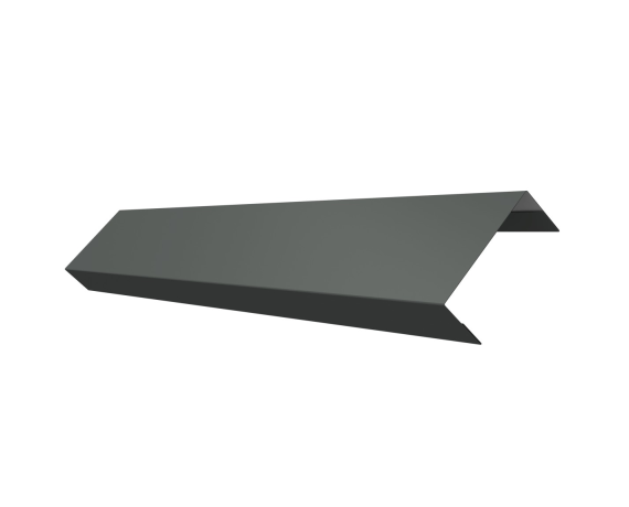 Ламель обратная 50 забора жалюзи Texas 0,45 PE с пленкой RAL 7005 мышино-серый