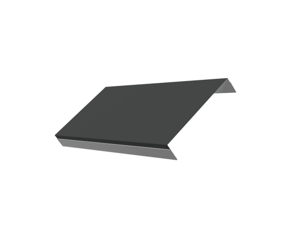 Ламель обратная 150 забора жалюзи Texas 0,5 Drap с пленкой RAL 7016 антрацитово-серый