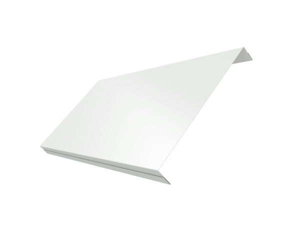 Ламель обратная 200 забора жалюзи Texas 0,45 PE-Double с пленкой RAL 9003 сигнальный белый