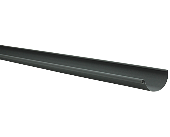 Желоб полукруглый 3м Optima 125мм RAL 7024 Matt