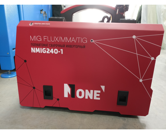 Сварочный полуавтомат инверторныйNMIG 240-1 MIG+MMA,20-240А,без газа,гор.старт,антизалип,форсаж дуги