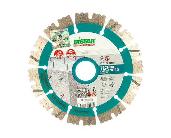 Круг алмазный 1A1RSS/C3-Н 125*2.2/1.4*11*22,23-10 Technic Advanced