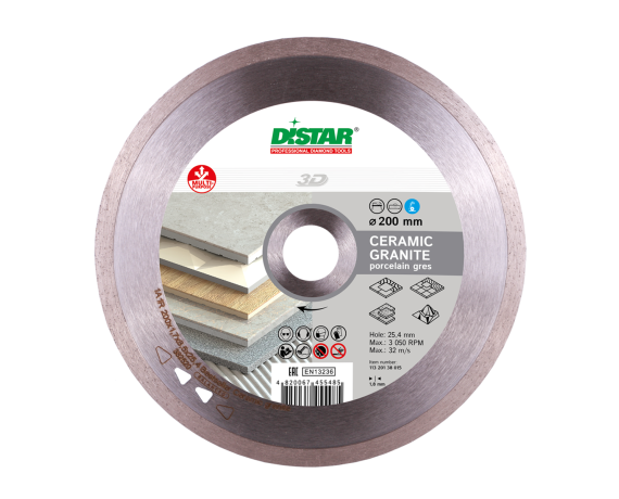 Круг алмазный 1A1R 250*1.8*10*25,4 Bestseller CERAMIC GRANITE