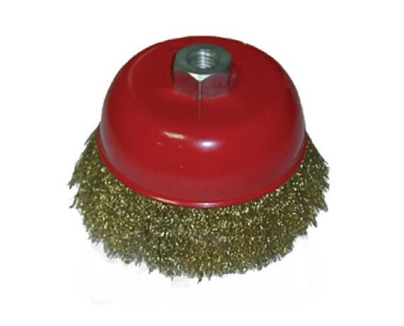 Щетка металл для УШМ 90 мм/м 14 (чашка) витая 