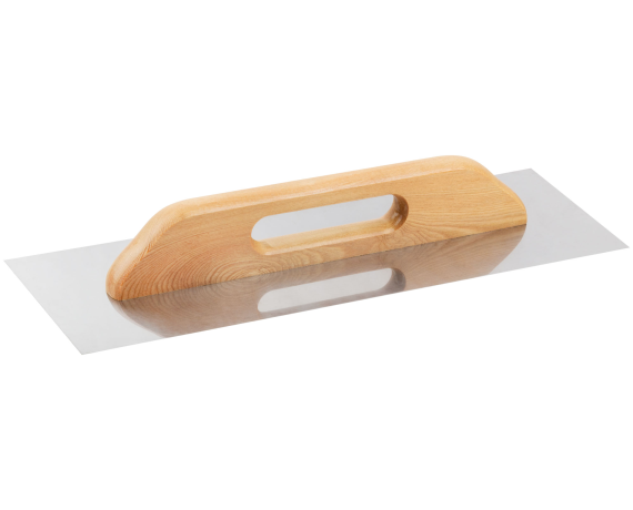 Кельма из нерж. стали с дерев. руч. швейцарская 600*130мм 