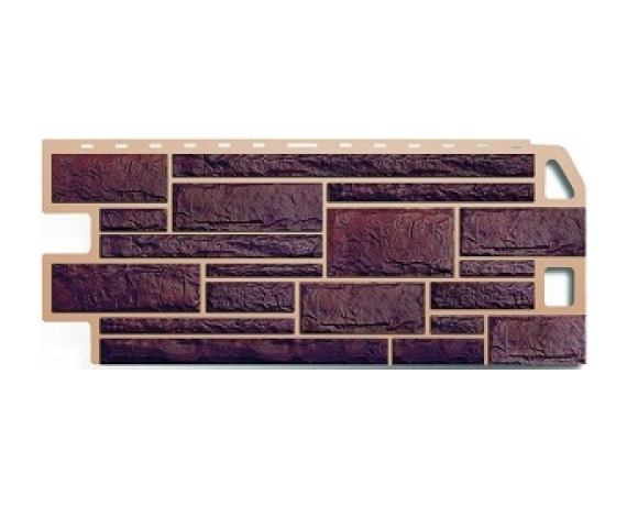 Панель фасадная Альта Профиль Камень Жжёный S-0,46 кв.м 1130*470мм