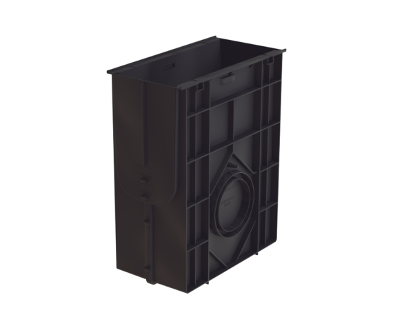 Пескоуловитель пластиковый Aquastok Norma DN200, класс нагрузки С250 500х260х670