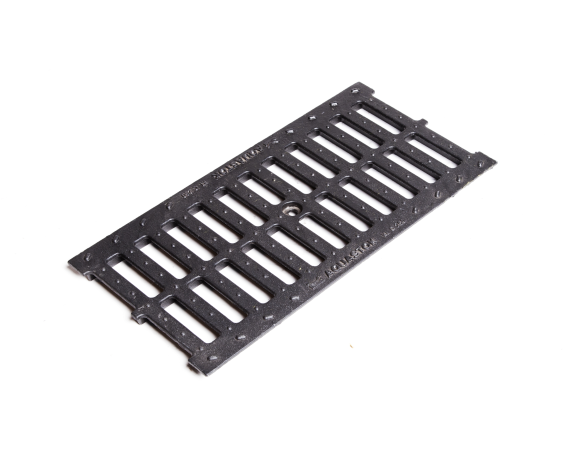 Решетка чугунная щелевая Aquastok Norma 200, класс нагрузки C250 500х245х23