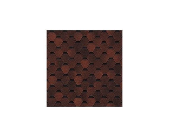 Гибкая черепица ТЕХНОНИКОЛЬ Оптима Соната Красный