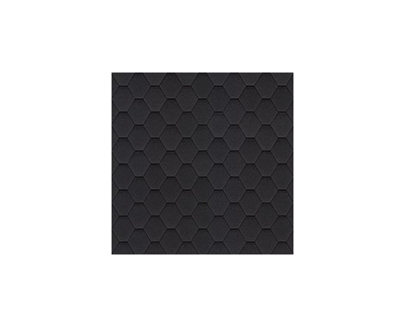 Гибкая черепица ТЕХНОНИКОЛЬ Оптима Соната Черный