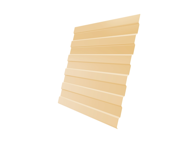 Профнастил С-8 6*1,2 1014 0,45 мм(слоновая кость) НАЛ