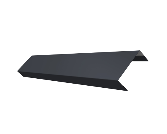 Ламель обратная 50 забора жалюзи Texas 0,5 PurPro Matt 275 с пленкой RAL 7024 мокрый асфальт