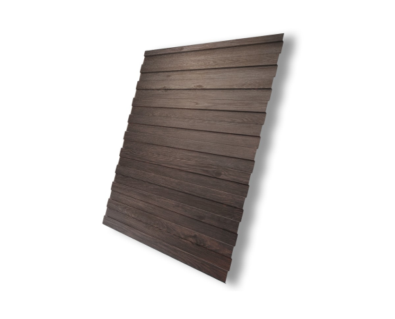 Профнастил С8 Print Elite White Wood TwinColor 1,2*2 м 0,45 мм