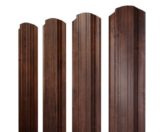 Штакетник Прямоугольный фигурный 0,45 Print-Double Premium Cherry Wood Fresh