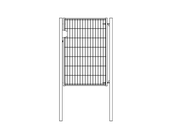 Калитка Light NoLock 1,73х1 м RAL 6005 зеленый