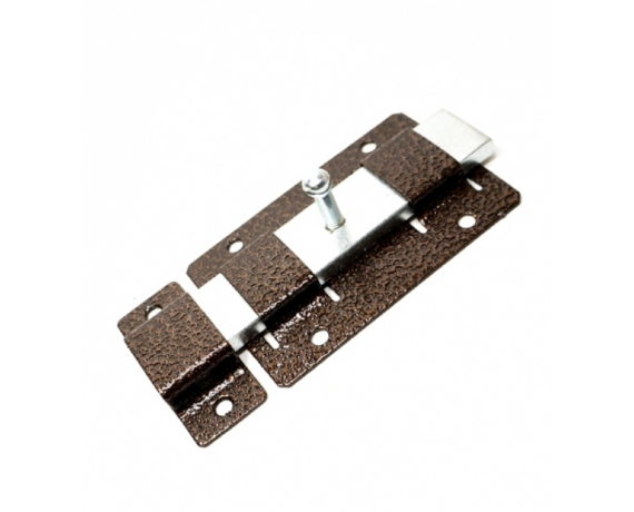 Задвижка дверная ЗД-02 (115 мм) пол.медь 24 (20)