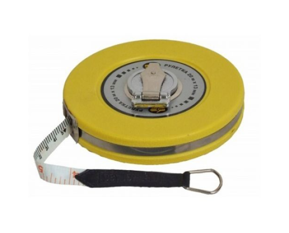 Рулетка с фиброгласовой лентой 