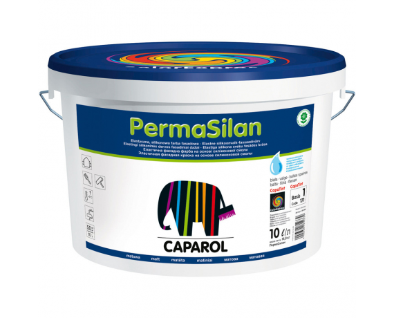 CAPAROL PermaSilan Эластичная фасадная краска 10 л