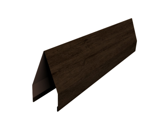 Ламель забора жалюзи Tokyo new 0,45 Print Premium с пленкой Antique Wood TwinColor