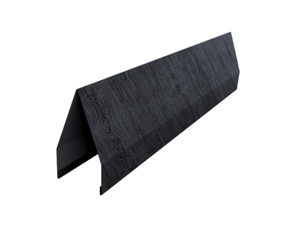 Ламель забора жалюзи Tokyo new 0,45 Print Premium Grey Wood TwinColor