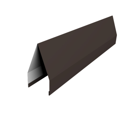 Ламель забора жалюзи Tokyo new 0,5 PurPro Matt 275 RR 32 темно-коричневый