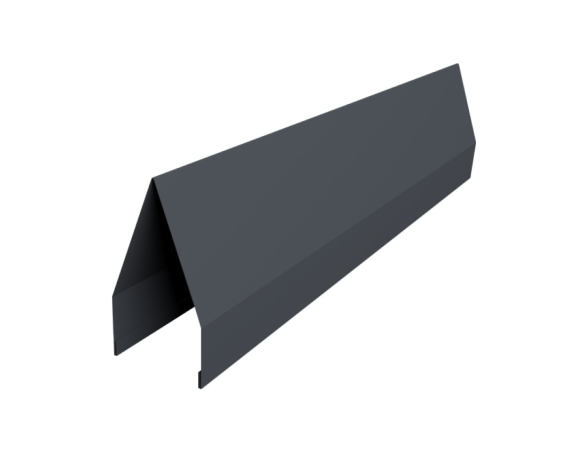 Ламель забора жалюзи Tokyo new 0,5 Velur X RAL 7024 мокрый асфальт