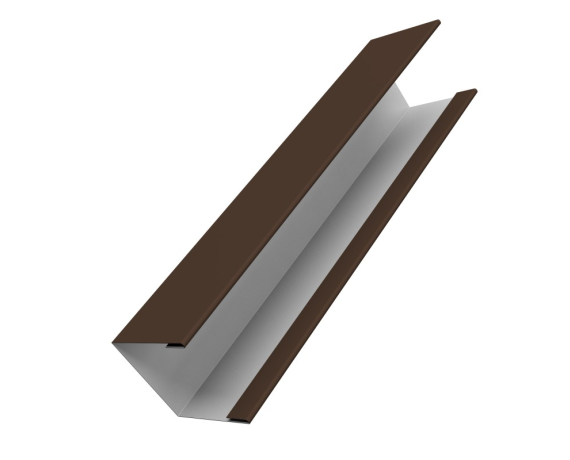 Крышка жалюзи Milan Slim 0,45 Drap TR RAL 8017 шоколад (2,5м)