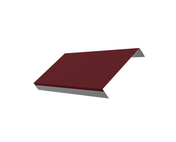 Ламель обратная 150 забора жалюзи Texas 0,5 Satin с пленкой RAL 3005 красное вино