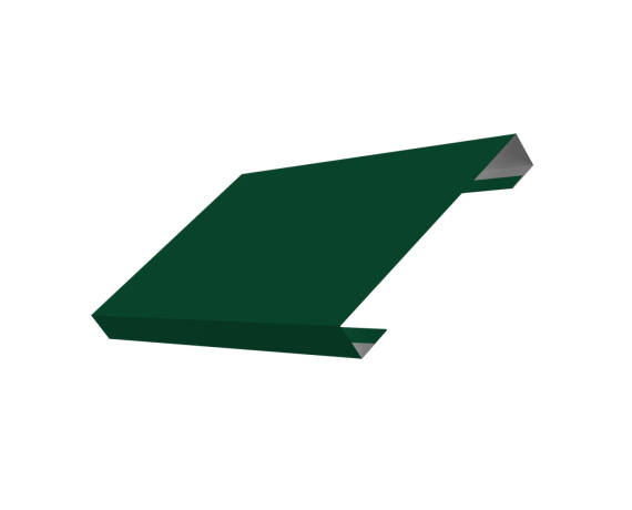 Ламель лицевая 150 забора жалюзи Texas 0,5 Satin с пленкой RAL 6005 зеленый мох