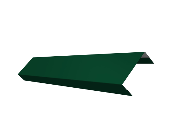 Ламель лицевая 50 забора жалюзи Texas 0,5 Satin с пленкой RAL 6005 зеленый мох