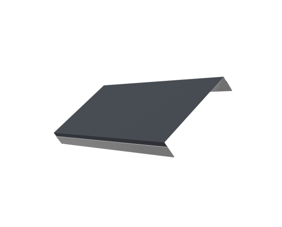 Ламель обратная 150 забора жалюзи Texas 0,5 Satin с пленкой RAL 7024 мокрый асфальт