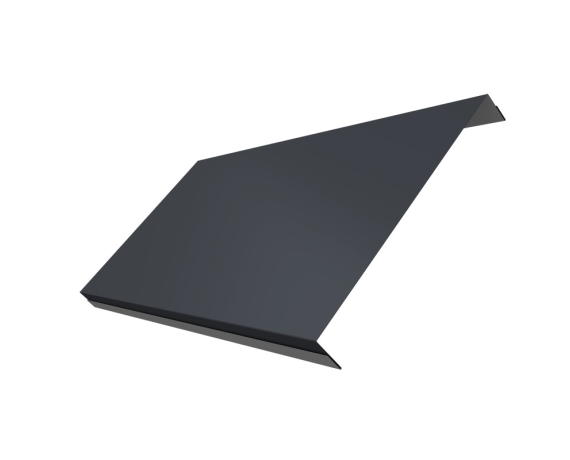 Ламель обратная 200 забора жалюзи Texas 0,5 Satin с пленкой RAL 7024 мокрый асфальт