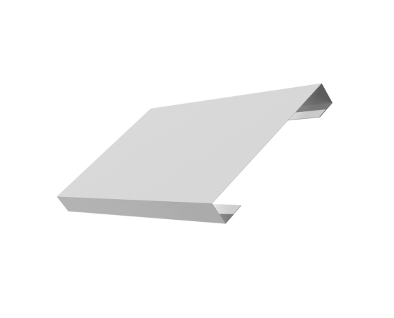 Ламель лицевая 150 забора жалюзи Texas 0,5 Satin с пленкой RAL 9003 сигнальный белый