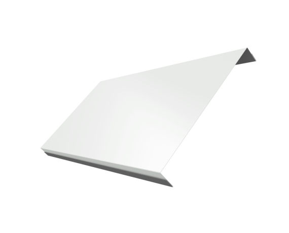 Ламель обратная 200 забора жалюзи Texas 0,5 Satin с пленкой RAL 9003 сигнальный белый