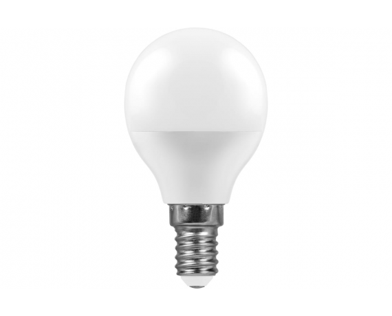 Лампа светодиодная FERON LB-95 16LED (7W) 230V Е14 4000K G45 шарик