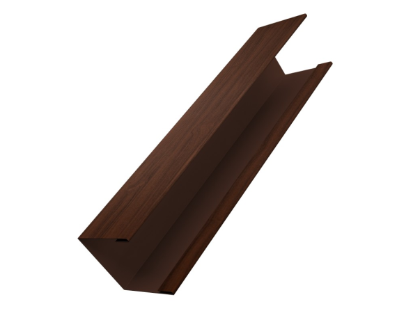 Крышка жалюзи Milan Slim 0,45 Print Elite Choco Wood TwinColor (3м)