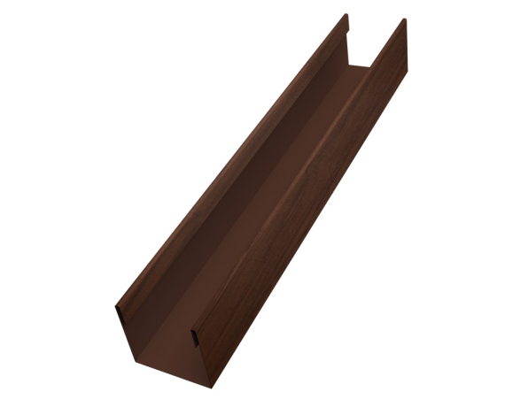 Стойка жалюзи Milan Slim 0,45 Print Elite Choco Wood TwinColor (1,8м)