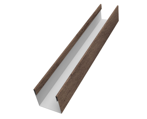 Стойка жалюзи Milan Slim 0,45 Print Premium Almond Wood Fresh (2,5м)