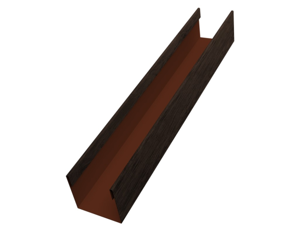 Стойка жалюзи Milan Slim 0,45 Print-double Elite Antique Wood (2м)