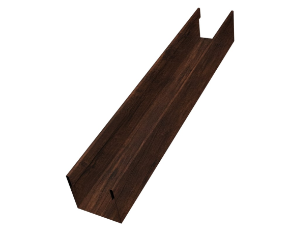 Стойка жалюзи Milan Slim 0,45 Print-double Premium Cherry Wood Dark F (1,8м)