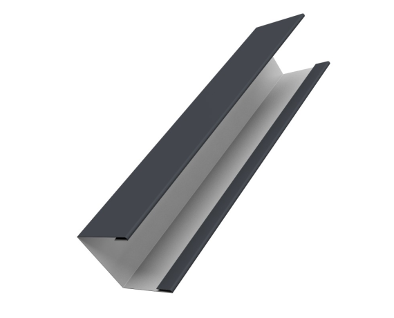 Крышка жалюзи Milan Slim 0,5 PurPro Matt 275 RAL 7024 мокрый асфальт (2,5м)
