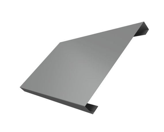 Ламель лицевая 200 забора жалюзи Texas 0,5 Satin с пленкой RAL 9006 бело-алюминиевый