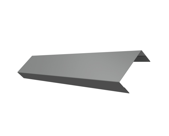 Ламель лицевая 50 забора жалюзи Texas 0,5 Satin с пленкой RAL 9006 бело-алюминиевый