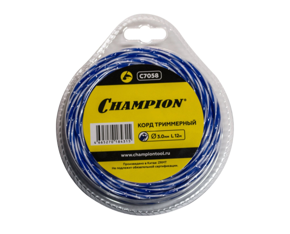 Корд трим.CHAMPION Sky-cutter 3.0мм*12м (витой квадрат) С7058