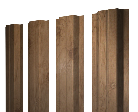 Штакетник П-образный A с прямым резом 0,45 Print Premium Pine Wood Fresh