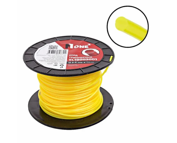 Леска для триммеров бухта TL19003001(3,0мм,0,68кг,круг,90м)
