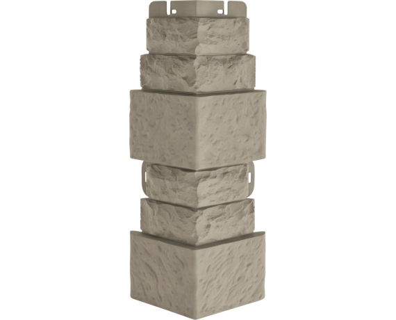 Наружный угол Альта-Профиль Кирпич Антик Эко Кремовый 450*130*31