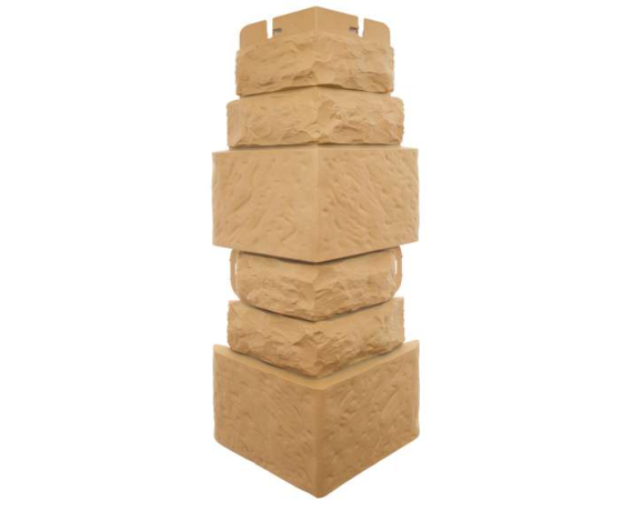 Наружный угол Альта-Профиль Фасадная Плитка Златолит 450*160*30