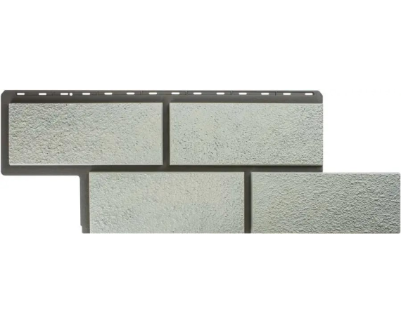 Панель фасадная Альта Профиль Камень Неаполитанский Белый S-0,43 кв.м 1260*450мм